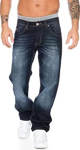Rock Creek Comfort Fit Jeans dunkelblau (Herren)