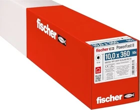 fischer PowerFast FPF II WTP T40 10x360 BC 50 Holzbauschraube, 10x360mm, 50 Stück