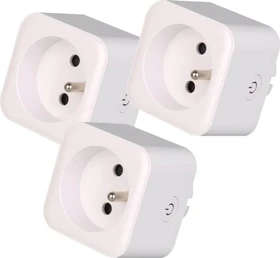 Immax Neo Lite Smart Plug Indoor v2 weiß, 3680W, Typ E, Smart-Steckdose, 3er-Pack (07762C)