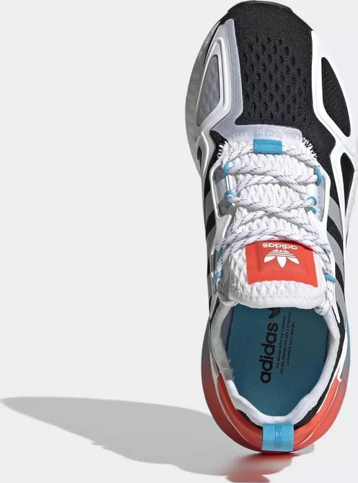 adidas ZX 2K Boost core black/grey two/signal cyan (Damen)