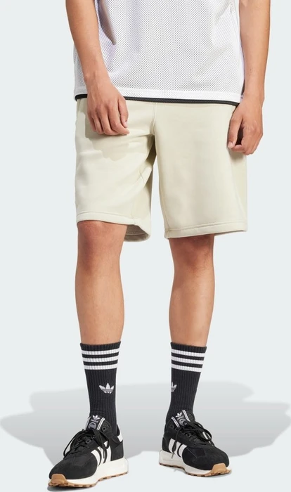adidas Trefoil Essentials Trainingshose kurz putty grey (Herren)