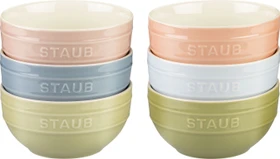 Zwilling Staub Ceramique Schüssel rund 14cm macaron, 6 Stück