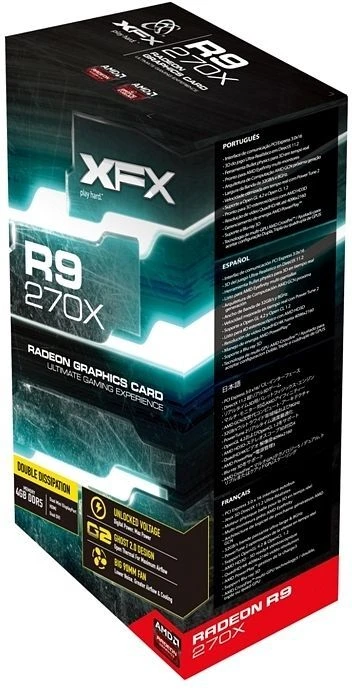 XFX Radeon R9 270X DD, 4GB GDDR5, 2x DVI, HDMI, 2x mDP