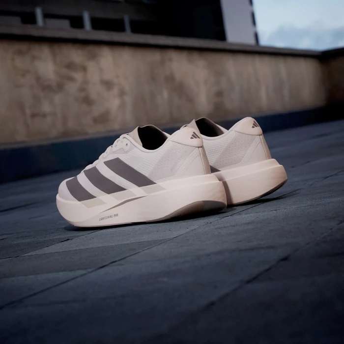 adidas Adizero Evo SL Woven putty mauve/charcoal/iron metallic (Herren)
