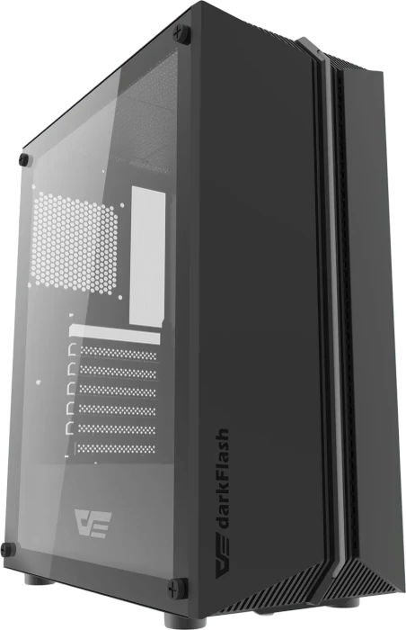 DarkFlash DK151 Black, Glasfenster