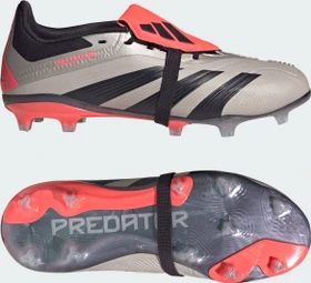 adidas Predator Elite Fold-Over Tongue FG platinum metallic/aurora black/carbon (Junior)