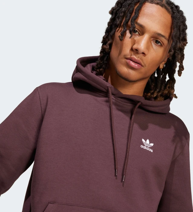 adidas Trefoil Essentials Hoodie shadow brown (Herren)