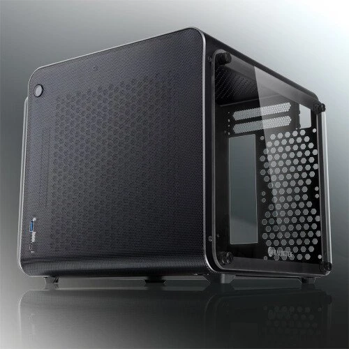 Raijintek Metis Evo TGS, schwarz, Glasfenster, Mini-ITX