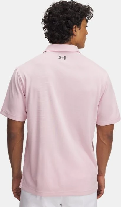 Under Armour Tech Poloshirt kurzarm prime pink/pitch gray (Herren)
