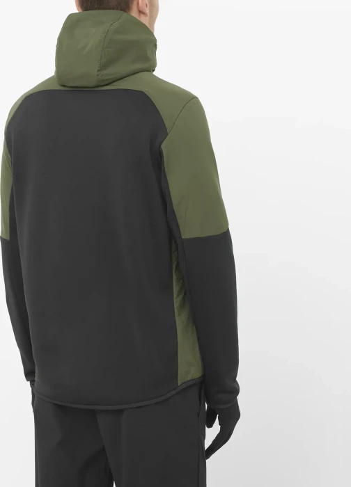 Salomon Outline Warm Hybrid Funktionsjacke grape leaf/deep black (Herren)