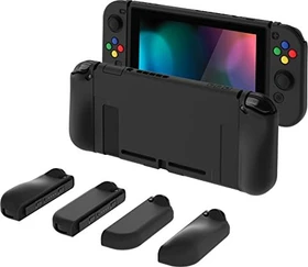 PlayVital Dockable Hartschalen-Schutzhülle Cover schwarz (Switch)