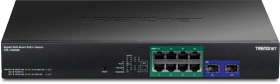 TRENDnet TPE Desktop Gigabit Smart Switch, 8x RJ-45, 2x SFP, 180W PoE++ (TPE-1020SB)