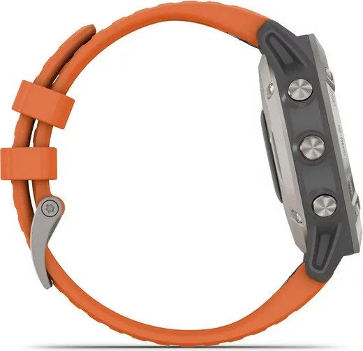 Garmin Fenix 6 Sapphire titanium/ember orange