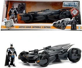 Jada Toys Hollywood Rides - Batmobile with Batman Justice League