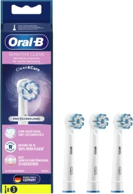Oral-B Sensitive Clean Pro Technologie Ersatzbürste, 3 Stück