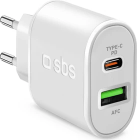 SBS Mobile 20W USB-PD Wall Charger weiß