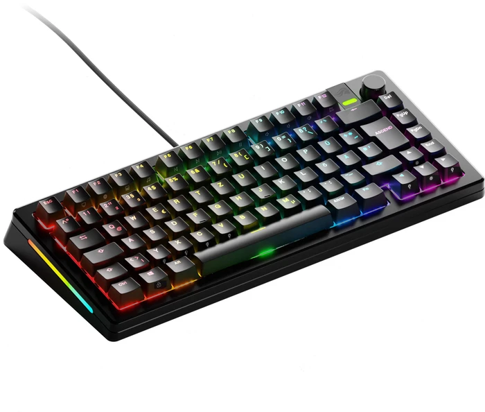 Glorious GMMK 3 Pro 75% Pre-built Gaming Keyboard, schwarz, LEDs RGB, Glorious Fox MX, USB, DE
