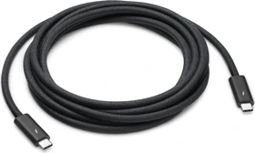 Apple Thunderbolt 4 (USB-C) Pro Kabel, 100W, schwarz, 3m (verschiedene Markenbezeichnungen)