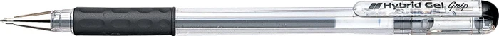 Pentel Hybrid Gel Grip K116 Gelroller schwarz/transparent, 12er-Pack