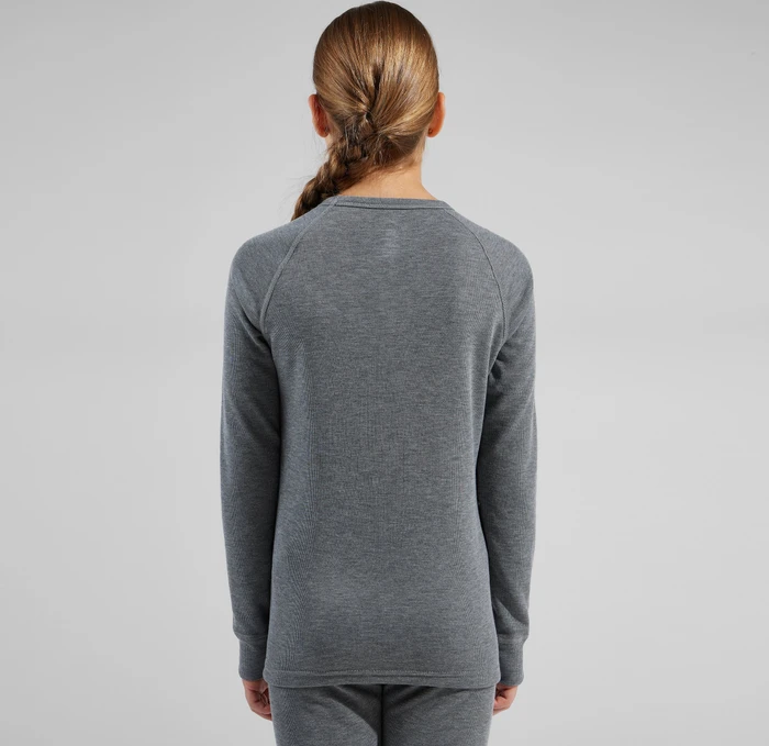 Odlo Klassisches Active Warm Base Layer Set grey melange (Junior)