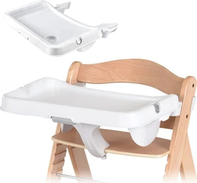 Hauck Alpha-Tray Hochstuhl-Essbrett weiß