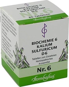 Bombastus Biochemie nach Schüßler Nr. 6 D6 Tabletten, 80 Stück