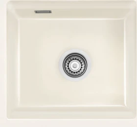 systemceram Kara 51 F/o Einbau Becken mittig magnolie