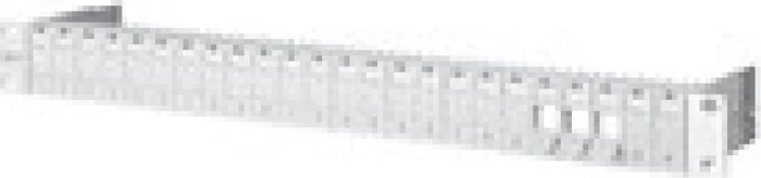 Metz Connect Patchpanel für Keystone Module 19", lichtgrau, geschirmt, 24-Port, 1HE, 19", 1HE