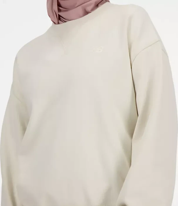 New Balance French Terry Crew Sweatshirt linen (Damen)