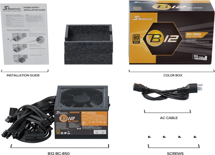 Seasonic B12 BC 850W, ATX
