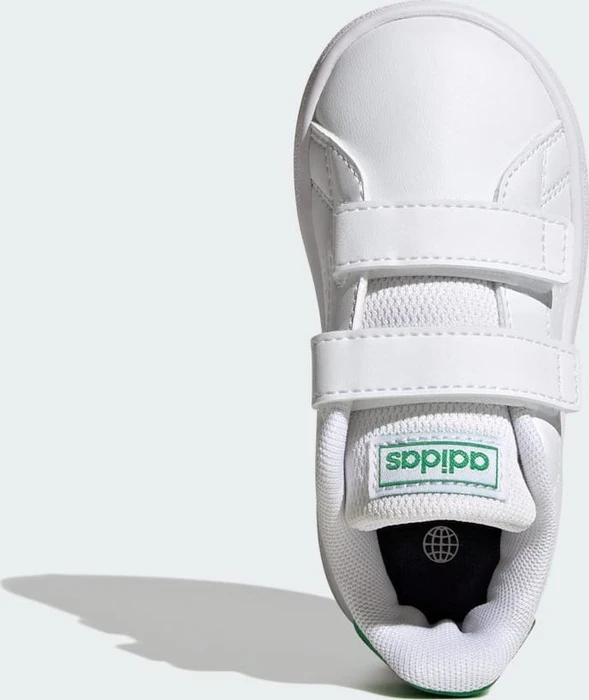 adidas Advantage Lifestyle Court Two Hook-and-Loop cloud white/green/core black (Junior)