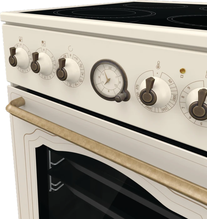 Gorenje GECS5B70CLI Elektroherd mit Glaskeramik-Kochfeld