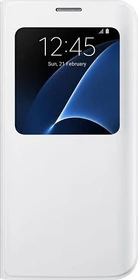 Samsung S-View Cover für Galaxy S7 Edge weiß
