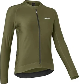 GripGrab Pacr Trikot langarm olive green (Damen)