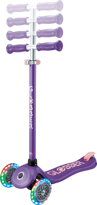 Globber Primo Plus Lights Kickboard violett