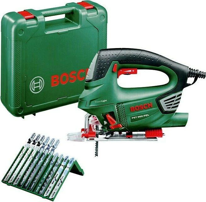 Bosch DIY PST 900 PEL Elektro-Pendelhubstichsäge inkl. Koffer + Zubehör