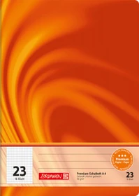 Brunnen Vivendi Schulheft, A4, Lineatur 23, orange, 16 Blatt