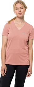 Jack Wolfskin Crosstrail Funktionsshirt kurzarm rose dawn (Damen)