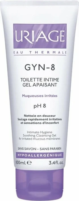 Uriage Eau Thermale Gyn-8 Soothing Cleansing Gel Intimate Hygiene, 100ml