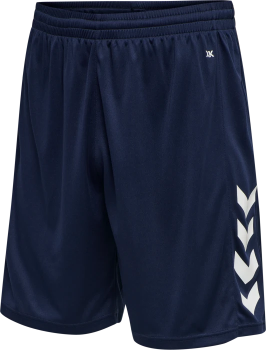 hummel Core XK Poly Trainingshose kurz blau