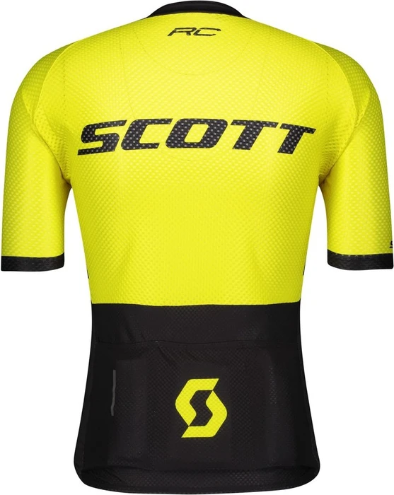 Scott RC Premium Climber Trikot kurzarm black/sulphur yellow (Herren)