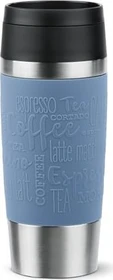 Emsa Travel Mug Classic Coffee and Tea Isolierbecher 360ml aqua blue