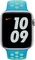 Apple Nike Sportarmband Regular für Apple Watch 44mm Chlorine Blue/Green Glow Vorschaubild