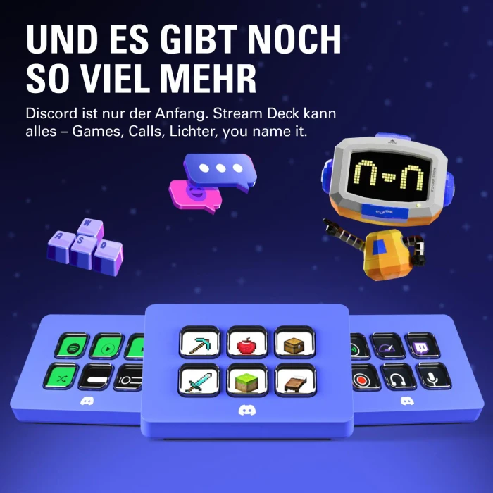 Elgato Stream Deck Mini Discord Edition, violett, USB-A