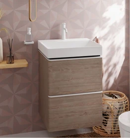 Hansgrohe Xelu Q Waschtischunterschrank 48x60.5cm, 2 Schubkästen, Griff mattweiß