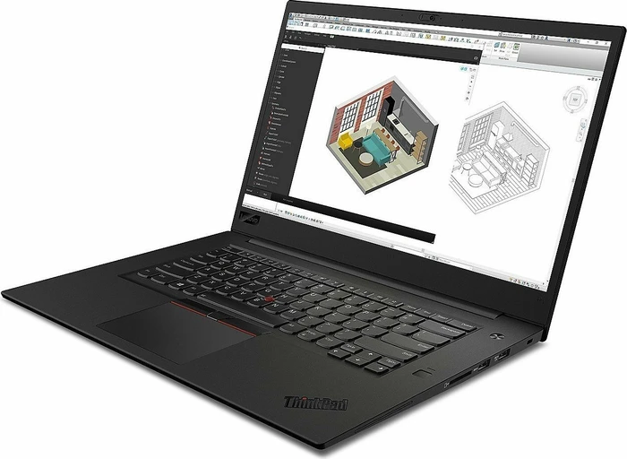 Lenovo ThinkPad P1, Core i7-8750H, 16GB RAM, 256GB SSD, Quadro P1000, DE