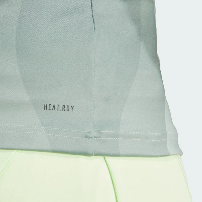 adidas Tennis Heat.RDY Pro Y-Tanktop Funktionsshirt ärmellos semi green spark/green spark (Damen)