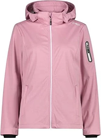CMP Zip Hood Softshell Funktionsjacke fard mel (Damen)