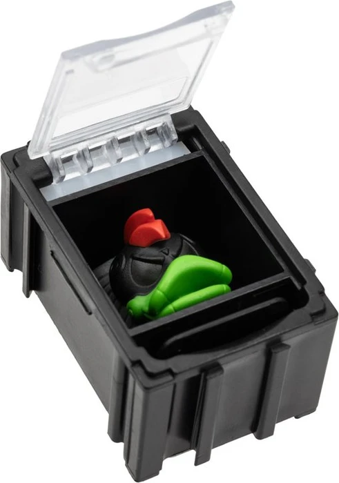 Ducky x Hot Keys Project Ducky League Keycap - The Bulk, Kunstharz (Resin), schwarz/rot/grau/grün, 1 Taste