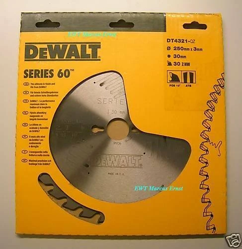 DeWalt DT4321 Extreme Kreissägeblatt 30Z, 250x2.2x30mm, 1 Stück